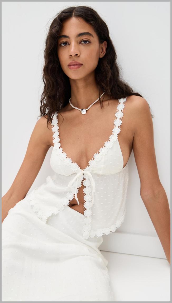 Peixoto Sienna Top - White Lotus - [M] Price Integrity Rank ( 0 )